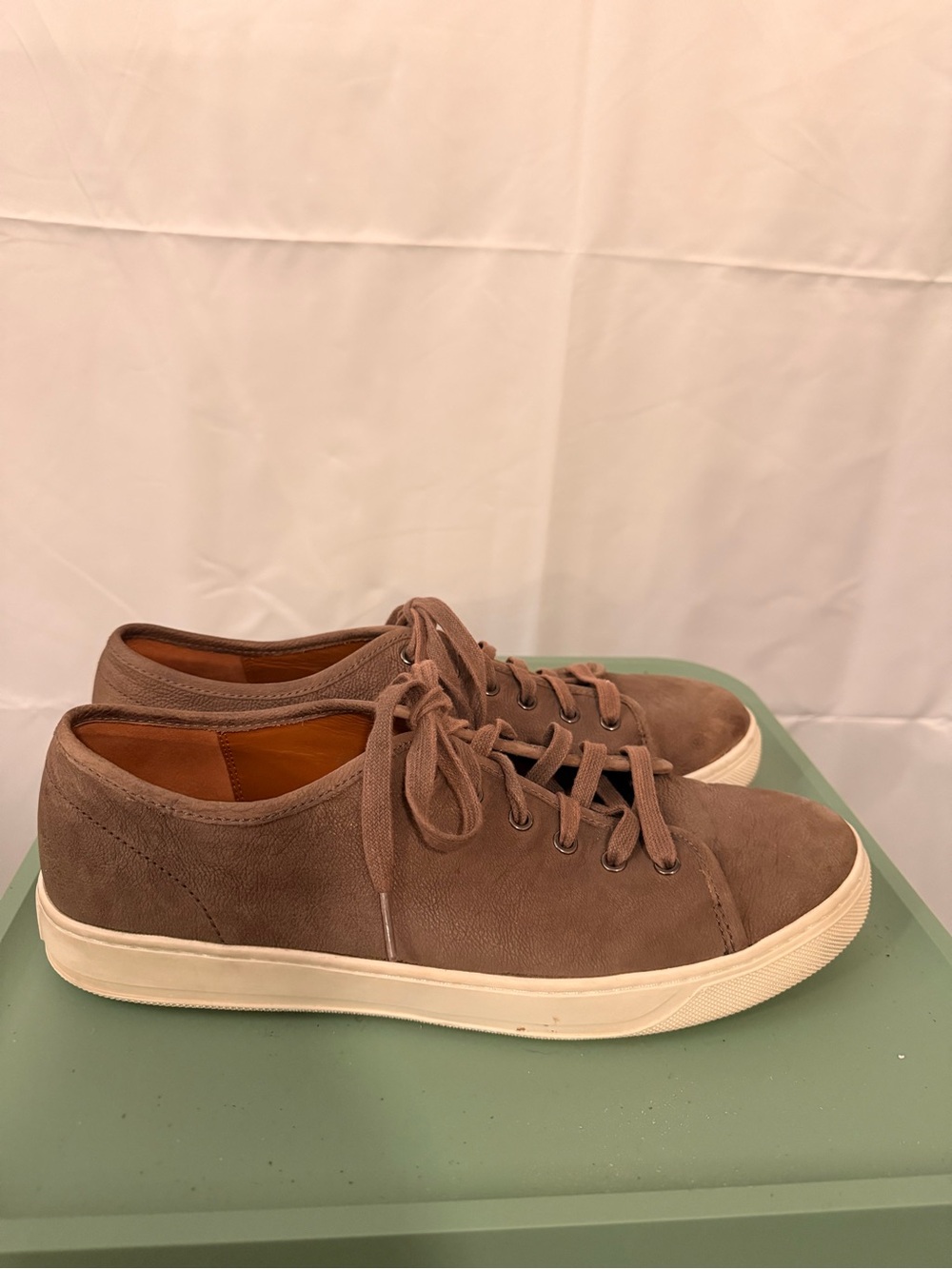 Mens Vince Copeland Leather Sneakers